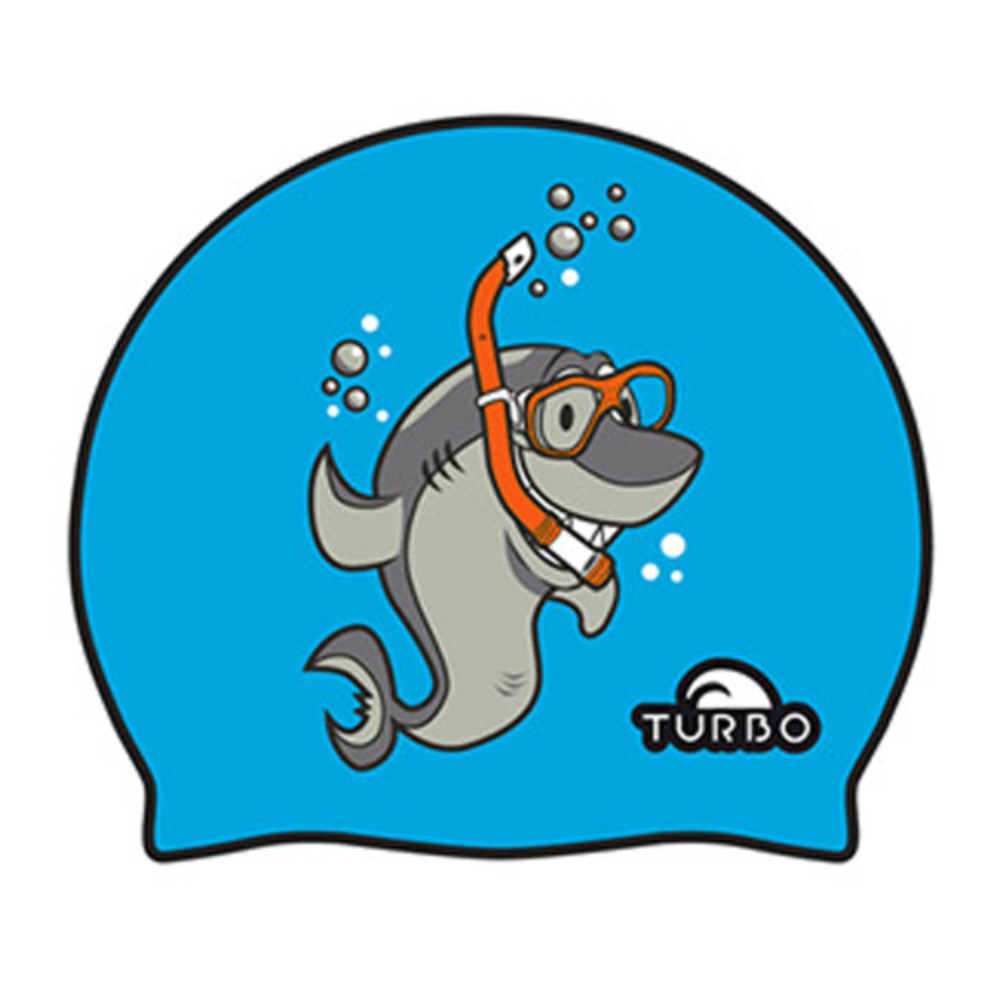[터보] Swimming cap Shark - 9701836 실리콘 수모
